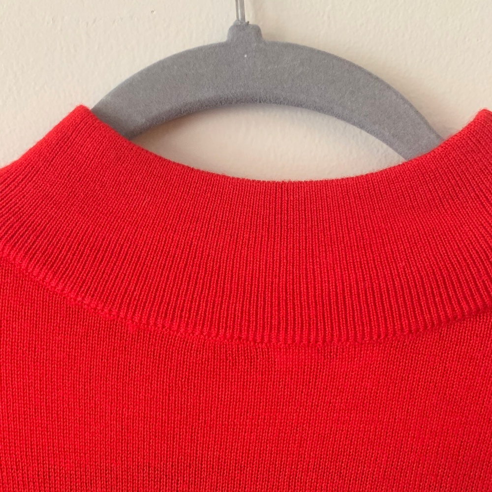 Anthropologie Light Weight Long Sleeve Red